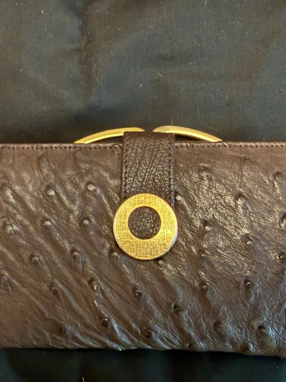 Vintage Kimberly Mine Museum Brown Leather Continental Wallet - South Africa